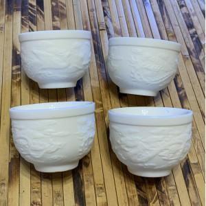 Набор пиал Дракон и Феникс 80 мл фарфор 4 шт. Photo 2